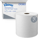 01080 Kleenex® Professional Hard Roll Paper Towels - White 1-Ply 425' (12/cs)