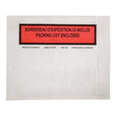 Clear Packing List Envelopes - Bilingual 4.5" x 5.5"  (1000/cs)