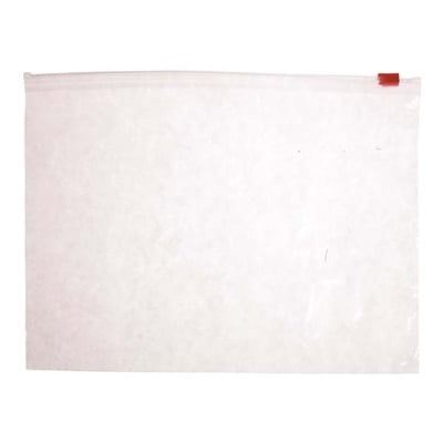 S-108 - Clear Plastic Re-Closable Zipper Bag 10.5" x 8" (1000/cs)