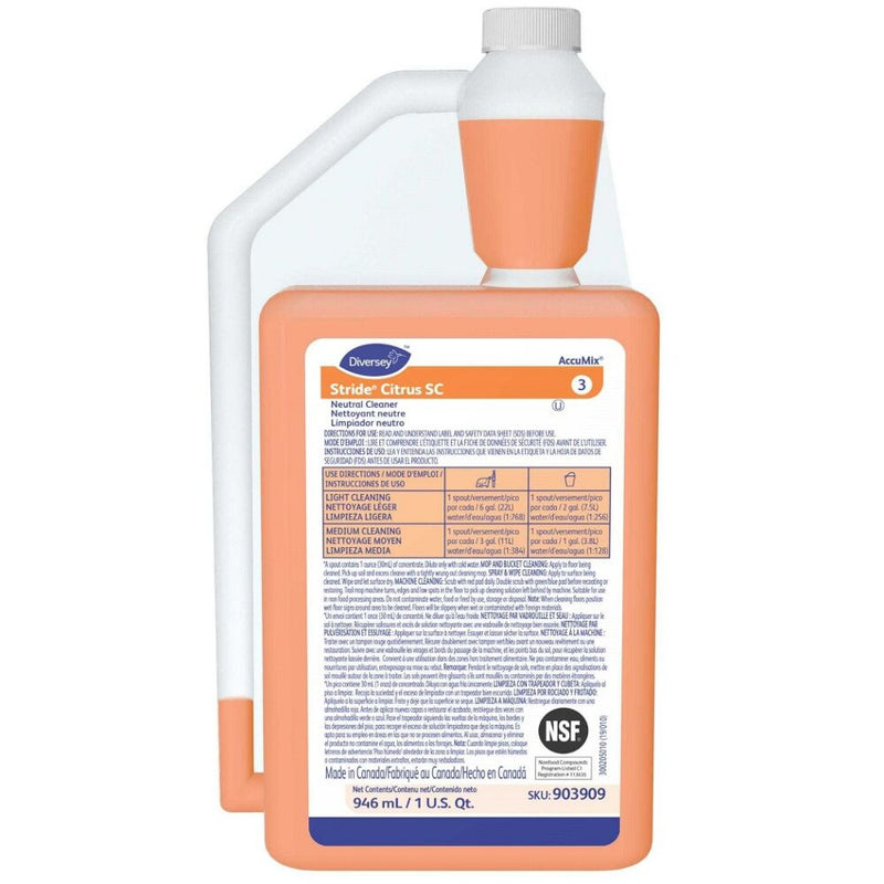 Stride Citrus Concentrated Neutral Cleaner AccuMix (946mL)