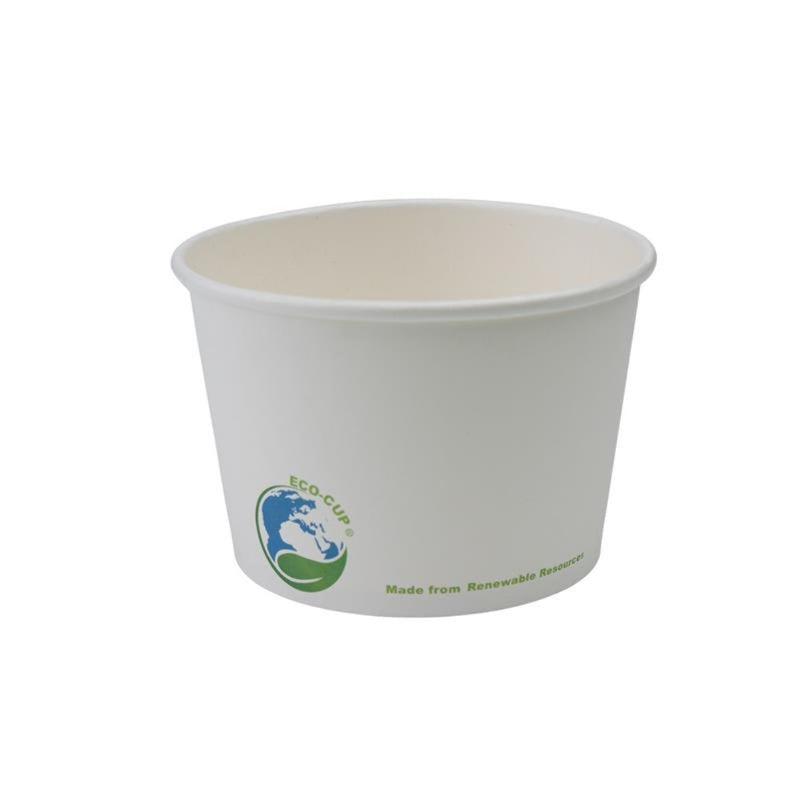 Eco-Packaging® Compostable Paper Soup Cup 16oz (500/cs)