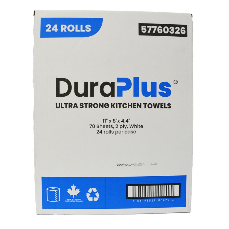 Ultra-Strong 2-Ply Professional Kitchen Towel Rolls 70s (24/cs)