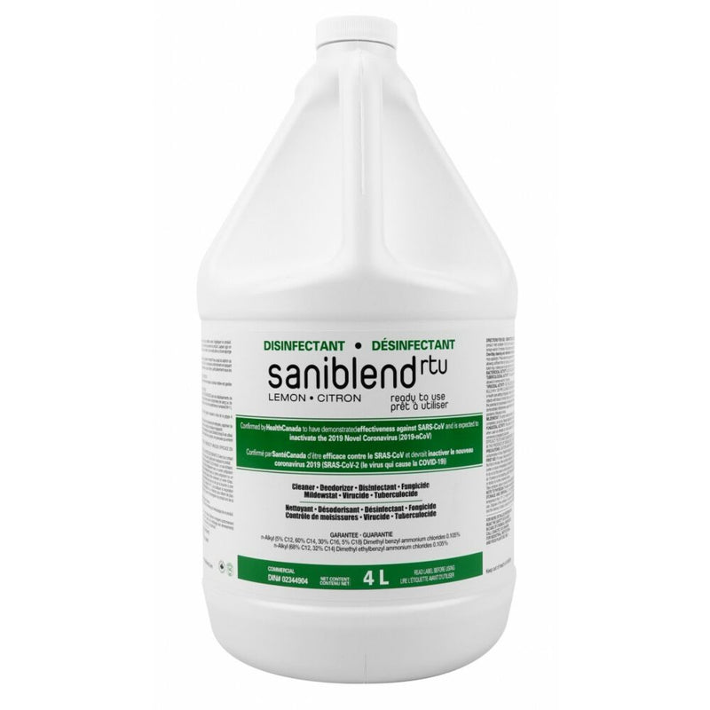 Désinfectant et assainissant Saniblend RTU (4L)