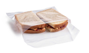 Clear Plastic Sandwich Bag - Closable Flap 7" x 5.5" (1000/box)