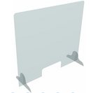 Pare-haleine en plexiglas avec support
