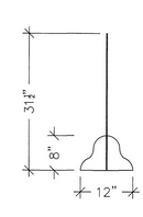 Pare-haleine en plexiglas avec support