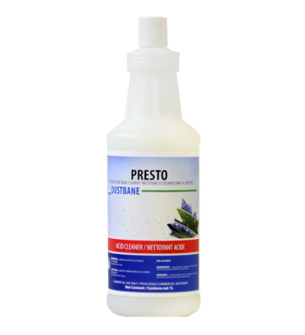 Presto - Nettoyant désinfectant pour bols à base d'acide (1L)