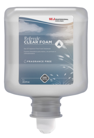 Refresh™ CLR1L - Nettoyant pour les mains transparent sans parfum (1L)