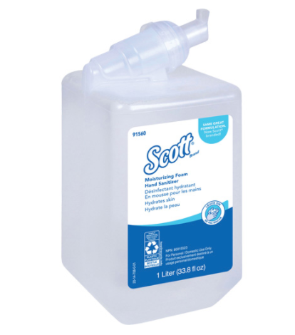 Scott® Pro™ 91560 - Désinfectant hydratant pour les mains en mousse (1L)
