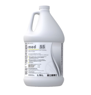 Med 55 - Nettoyant désinfectant Spray & Wipe (4L)