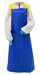 CoverMe™ Apron, PVC/Vinyl, 45" L x 35" W, Blue - Case of 72 (41-532)
