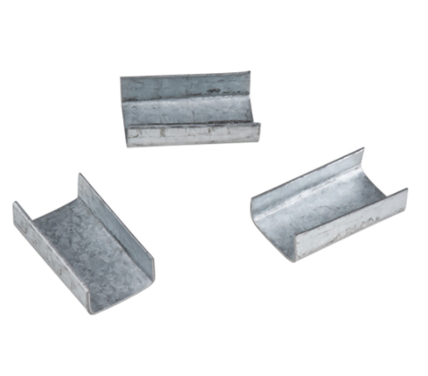 Joints métalliques ouverts pour feuillard en acier 1/2"(2000/boîte)
