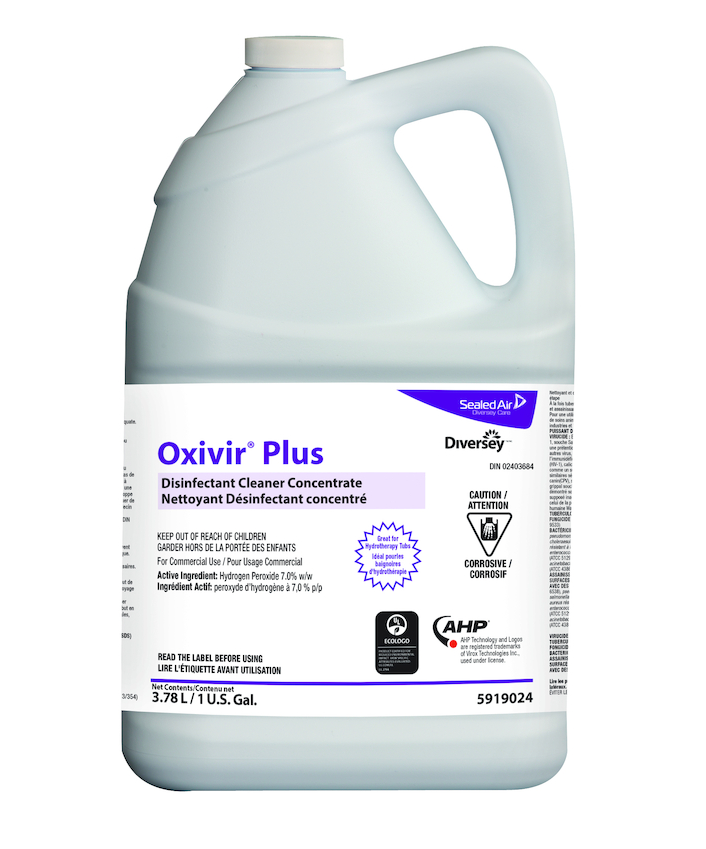 Oxivir Plus - Nettoyant Désinfectant Concentré (3,78L)