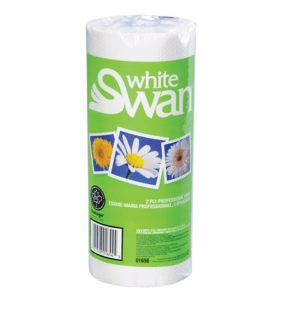 01122 White Swan - Professional Kitchen Towel Rolls (12 x 210s)