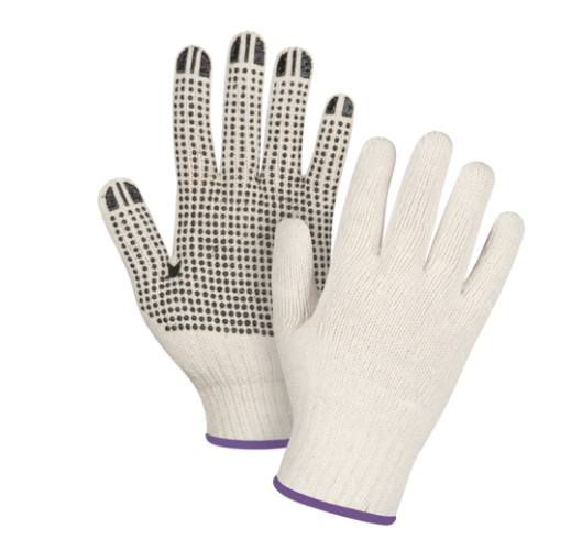 Dotted Gloves Single Sided CFIA Accepted- X-Small