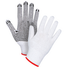 Dotted Poly/Cotton Gloves Single Sided CFIA Accepted 7 Gauge - Large (3-Pack)