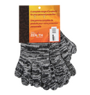 Gants en poly/coton à pois simple face calibre 7 - petit (paquet de 3)