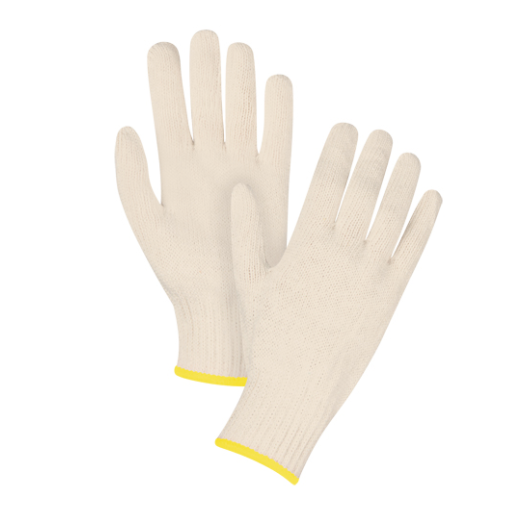 String Knit Poly/Cotton Gloves CFIA Accepted 7 Gauge - 2X-Large
