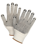 Dotted Gloves Double Sided CFIA Accepted - Large