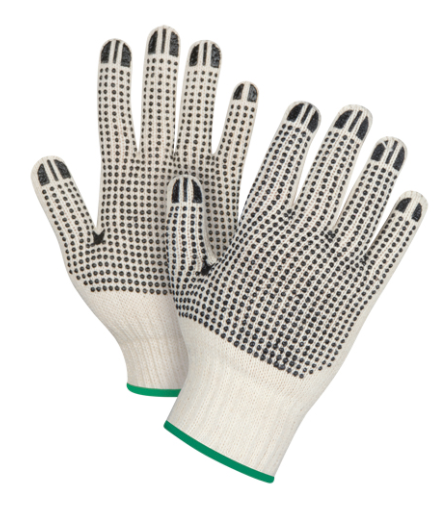 Dotted Gloves Double Sided CFIA Accepted - Medium