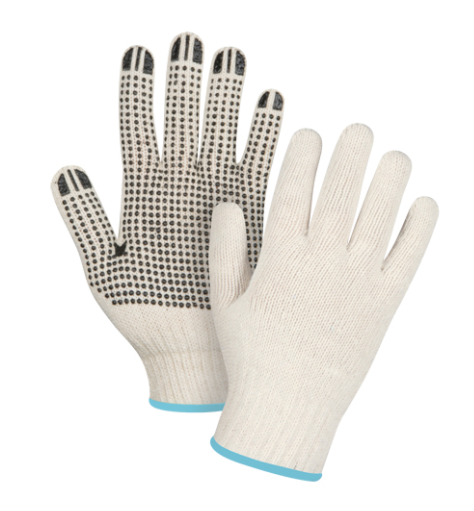Dotted Gloves Single Sided CFIA Accepted - X-Large