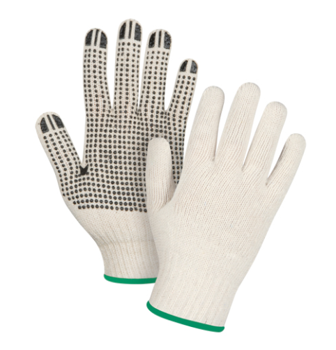 Dotted Gloves Single Sided CFIA Accepted - Medium