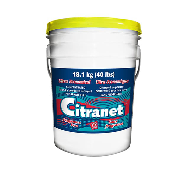 Détergent à lessive concentré en poudre Citranet (18 kg)