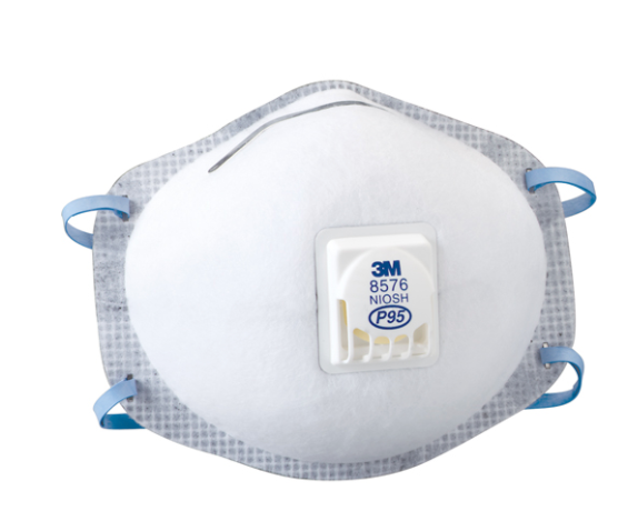 P95 - 8576 Respirateurs contre les particules (paquet de 10)
