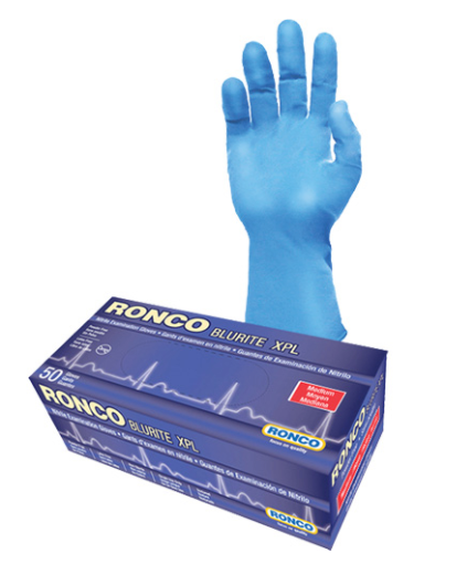 Blurite XPL Nitrile Examination Glove 8-Mil - Medium (50/box)