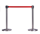 Barrière de contrôle des foules autoportante en acier 35"hauteur 7' longueur de ruban