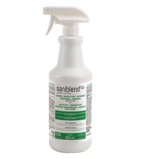 Saniblend RTU - Désinfectant et assainisseur prêt à l'emploi (950 ml)