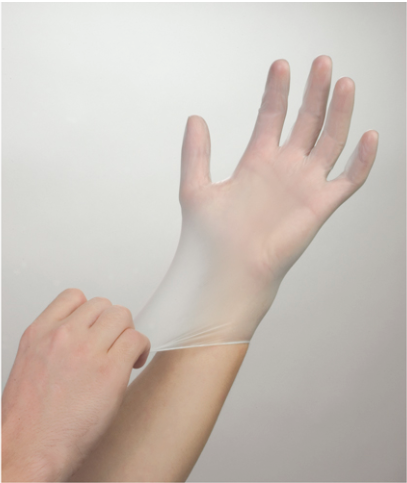 Disposable Vinyl Gloves Powder-Free 4-Mil Clear - Small (100/box)