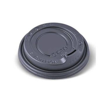 Domed Travel Lid for 8oz Cups - Black (1000/cs)