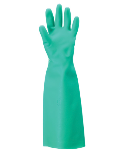 Solvex® 37-185 Chemical Resistant Nitrile Gloves 18" - Small