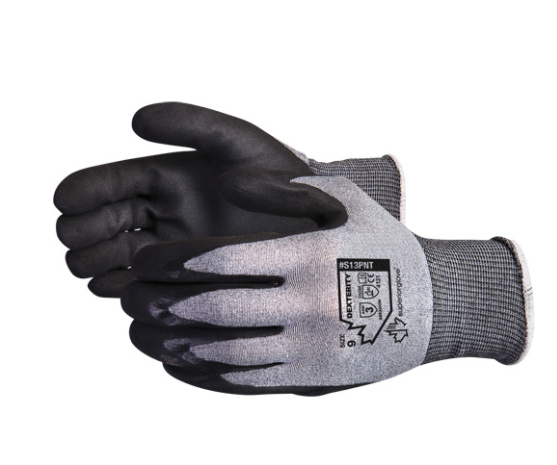 Dexterity® - Nitrile Coated Gloves with Nylon Shell 13g - 8/Medium