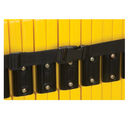 Barrière mobile portative 40"x 13'