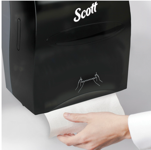 Distributeur d'essuie-mains en rouleau Scott® Essential™ - Manuel/sans contact