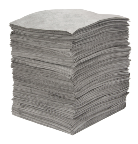 thumbnail image 2 of Universal Bonded Sorbent Pads, 15" X 18", 25 Gal. Absorbency, Pack Of 100 - For Oil, Coolant, Water Spills 2 of 14