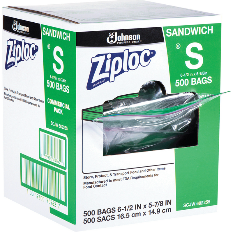 Ziploc® Sandwich Bag (500/box)
