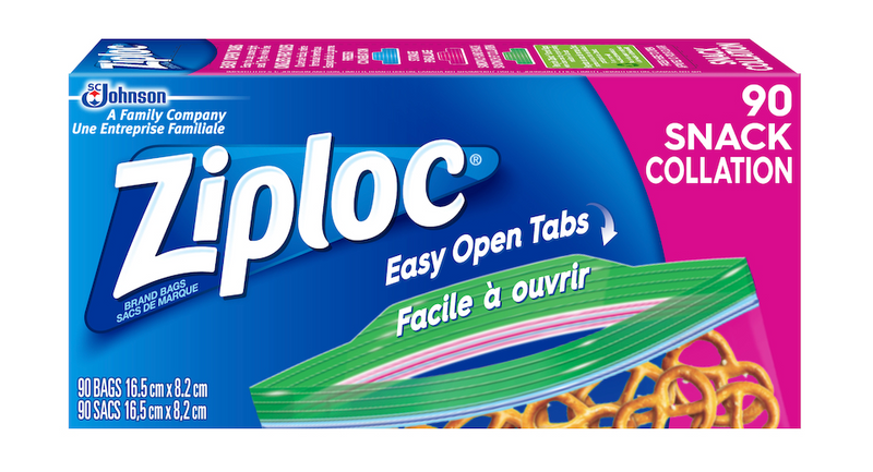 Ziploc® Snack Bag (12 x 90ct/case)