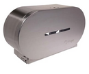09619 - Mini Max Twin jumbo bathroom tissue roll dispenser - Stainless Steel