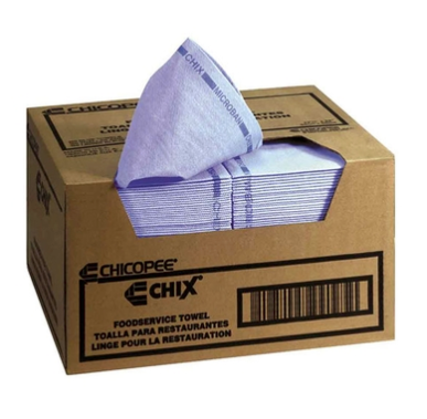 8251 Chix® Microban® Foodservice Towel 13" x 24" Blue (150/cs)