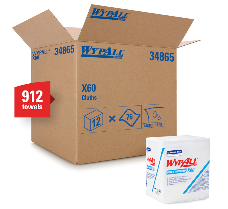 Chiffons WypAll® X80 - Boîte BRAG* / Blanc