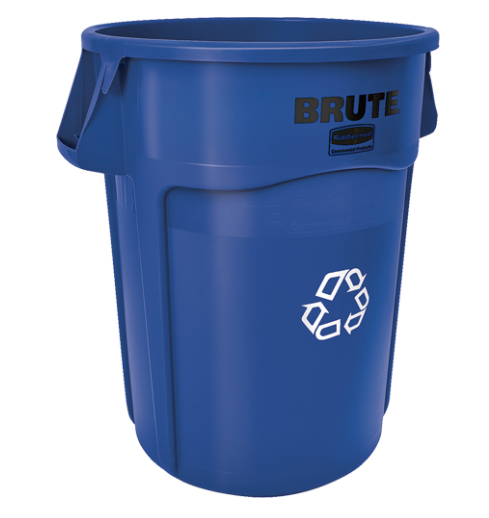 Round Brute® Recycling Containers - 20 Gal.
