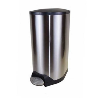 Step-On Waste Receptacle - Stainless Steel 20L
