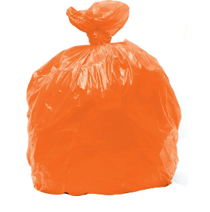 Garbage Bags 30x48 Orange - Strong (250/cs)