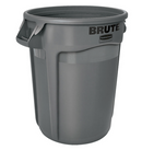 Round Brute® Containers, Grey - 32 Gal.