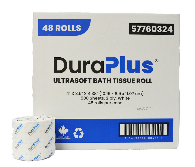 Ultra-Soft Bathroom Tissue Rolls 2-Ply (48 x 500s)