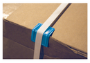 Blue Plastic Strap Guards 1" x 1.25" - Case of 1,000 (M1CP34L)