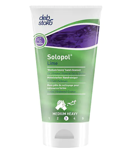 Solopol® Lime - Pâte nettoyante pour les mains à usage intensif (30 ml)